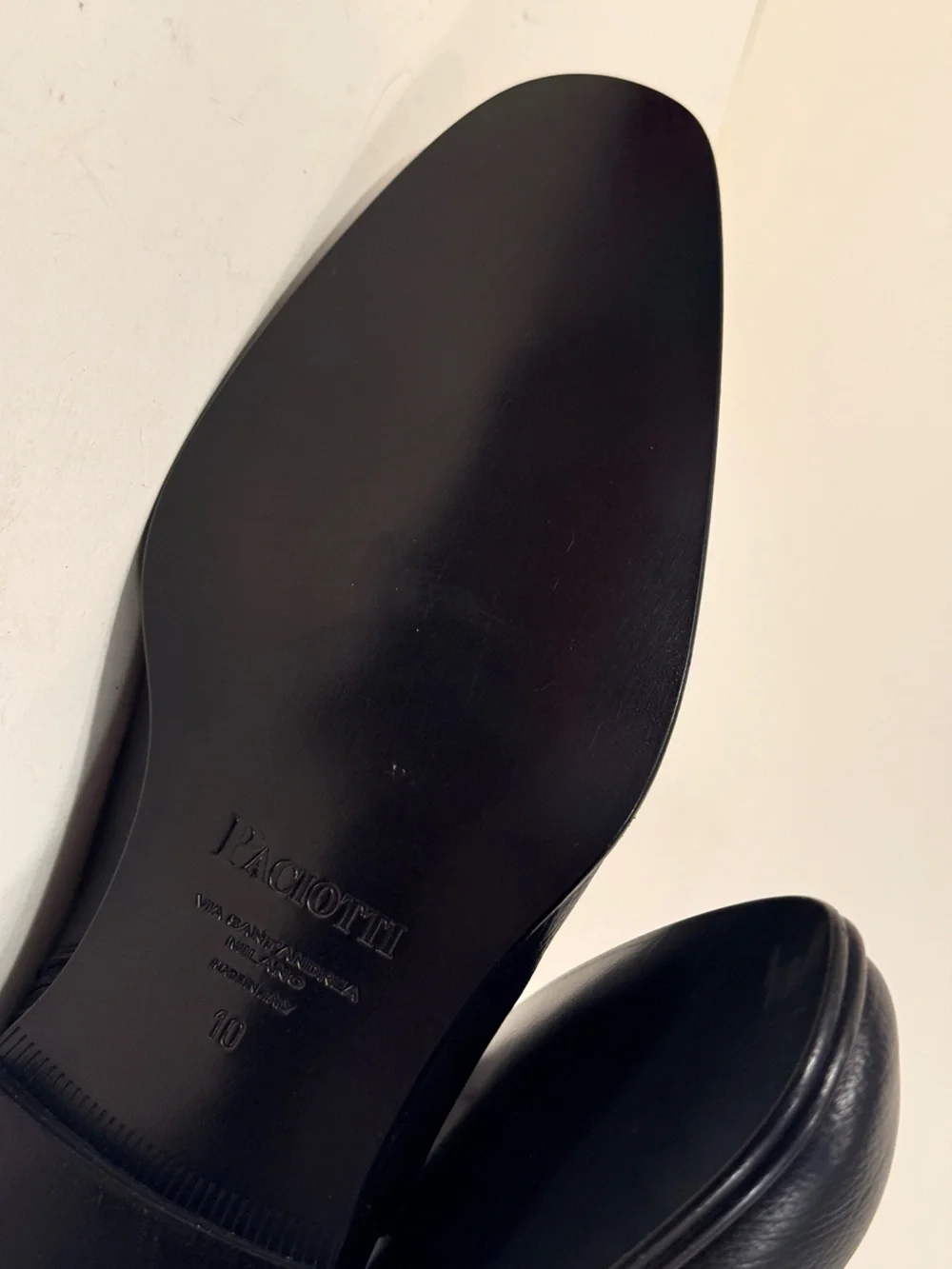 Cesare Paciotti Black Leather Dagger Ankle Boots 10 C NEW w/ Dust Bag Italy